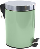 MSV pedal bin Unis, basil green, stainless steel, 3 l - Rubbish Bin