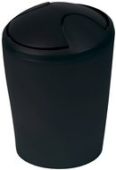 Spirella Tiltable waste bin Move, black, plastic, 2 l - Rubbish Bin