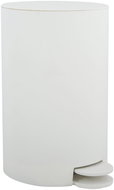 MSV pedal bin Osaki, white, plastic, 3 l - Rubbish Bin