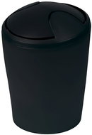 Spirella Tiltable waste bin Move, black, plastic, 5 l - Rubbish Bin