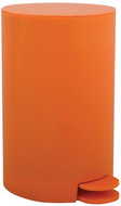 MSV pedal bin Osaki, matt orange, plastic, 3 l - Rubbish Bin