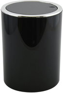 MSV Dump bin Kamaka, black, plastic, 6 l - Rubbish Bin