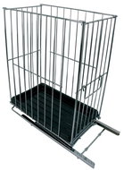 MSV Built-in pull-out waste bin chrome steel, 19 l - Rubbish Bin