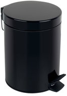 Spirella pedal bin Sydney, black, steel, 5 l - Rubbish Bin
