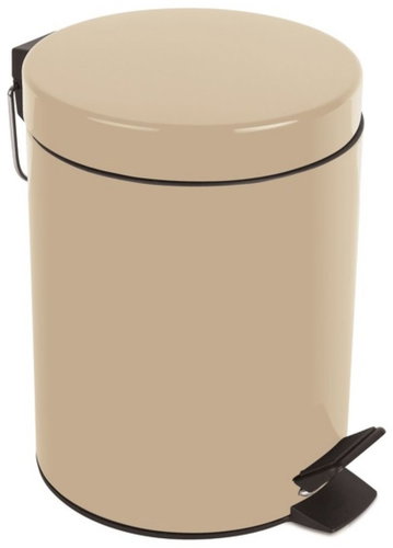 Spirella pedal bin Sydney, sand beige, steel, 3 l - Rubbish Bin - Main image