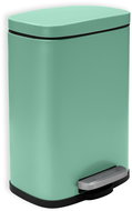 Spirella pedal bin Akira, matt green, steel, 5 l - Rubbish Bin