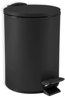Spirella pedal bin Adelar, matt black, steel, 3 l - Rubbish Bin