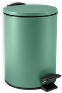 Spirella pedal bin Adelar, matt green, steel, 3 l - Rubbish Bin