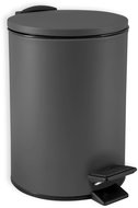 Spirella pedal bin Adelar, matt grey, steel, 3 l - Rubbish Bin