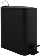 Spirella pedal bin Erik, matt black, steel, 5 l - Rubbish Bin
