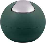 Spirella Mini Dumpster Bowl Matt, matt dark green, plastic, 1 l - Rubbish Bin