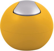 Spirella Mini Dumpster Bowl Matt, matt saffron yellow, plastic, 1 l - Rubbish Bin