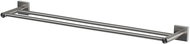 Spirella double wall mounted towel rail NYO, brushed stainless steel, 60 cm - Towel Rack