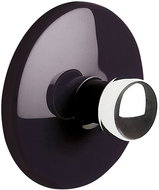 Spirella self-adhesive hook BOWL, black, ABS, diameter 50 mm - Hooks