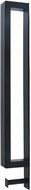 Spirella wall mounted towel rail WILMA, matt black, steel - Coat Hanger