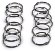 Spirella set of 12 shower curtain rings RINGO SMALL, black, metal, diameter 4 cm - Rings