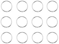 Spirella set of 12 rings for shower curtains RINGO SMALL, checkered metal, diameter 4 cm - Rings