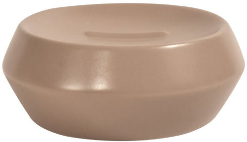 Spirella Ceramic soap dish JOSHUA, matt cappuccino - Soap Dish - Main image