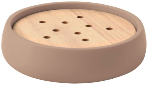 Spirella Polyresin soap dish SVEN, matt cappucino - Soap Dish - Main image