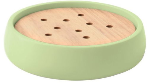 Spirella Polyresin soap dish SVEN, matt matcha - Soap Dish - Main image