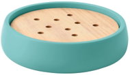 Spirella Polyresin soap dish SVEN, matt turquoise - Soap Dish