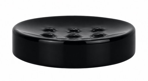 Spirella Ceramic soap dish TUBE-Matt, matt black - Soap Dish - Main image