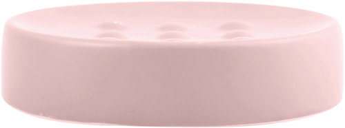 Spirella Ceramic soap dish TUBE-Matt, matt pink - Soap Dish - Main image
