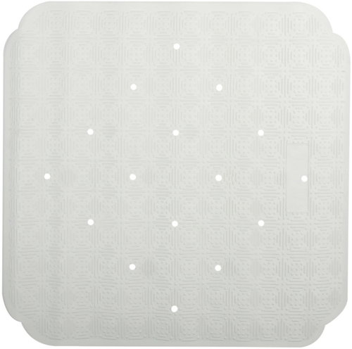 Spirella non-slip shower mat Ruby, white, 53 × 53 cm - Non Slip Bath Mat - Main image