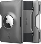Spigen Wallet S Card Holder with Card Key Ring Gunmetal AirTag - AirTag klíčenka