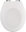 Thermodur duroplastic toilet seat, matt white