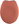 Toilet seat, duroplast Thermodur, matt terracotta