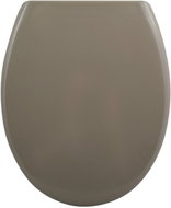 Spirella Šedo-hnědé, WC prkénko Easy Clip, duroplast Thermodur - Toilet Seat