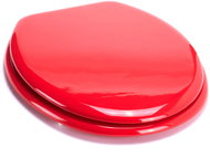 MSV WC prkénko CLEO, červené - Toilet Seat