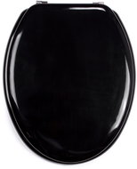 MSV WC prkénko CLEO, lesklé černé - Toilet Seat