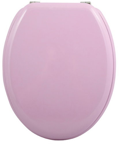 MSV WC prkénko CLEO, pudrově růžové - Toilet Seat - Main image