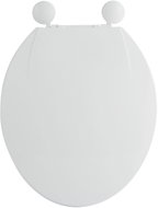 MSV WC prkénko, plast, plastové panty - Toilet Seat