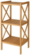 MSV Bamboo shelf Regie, 3 shelves, 85 cm - Shelving Unit