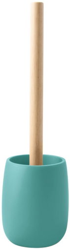 Spirella SVEN with polyresin container, matt turquoise - Toilet Brush - Main image
