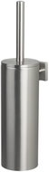 Spirella wall-mounted toilet brush NYO, with brushed stainless steel container - Toilet Brush