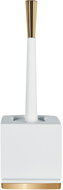 Spirella toilet brush ROMA, with white porcelain bowl, golden base - Toilet Brush