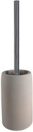 Spirella toilet brush GEMMA, with earthy grey-brown ceramic bowl - Toilet Brush