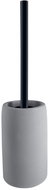 Spirella toilet brush GEMMA, with grey ceramic container - Toilet Brush