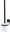 Container, matt black - white, steel