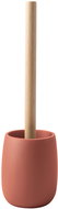 Spirella toilet brush SVEN, with old pink polyresin bowl, wood - Toilet Brush