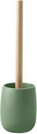 Spirella toilet brush SVEN, with green polyresin container, wood - Toilet Brush