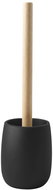 Spirella WC štětka SVEN, s černou polyresinovou nádobou, dřevo - WC štětka