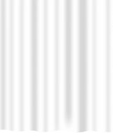Spirella shower curtain SECURITAS, white, 180 × 200 cm, polyester - Shower Curtain
