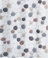 Spirella Dido, Peva, 180 × 200 cm, motiv abstraktní, bílý - Shower Curtain