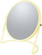 Spirella cosmetic magnifying mirror Akira, matt yellow, steel - Makeup Mirror