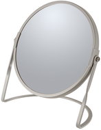 Spirella cosmetic magnifying mirror Akira, matt grey-brown, steel - Makeup Mirror